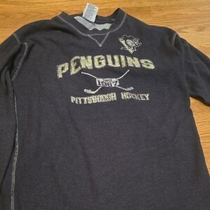 NHL Dark Gray Long Sleeve Shirt